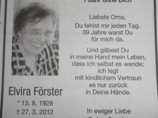Elvira Förster 68
